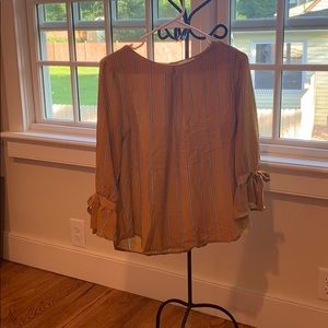 Monteau Striped Blouse